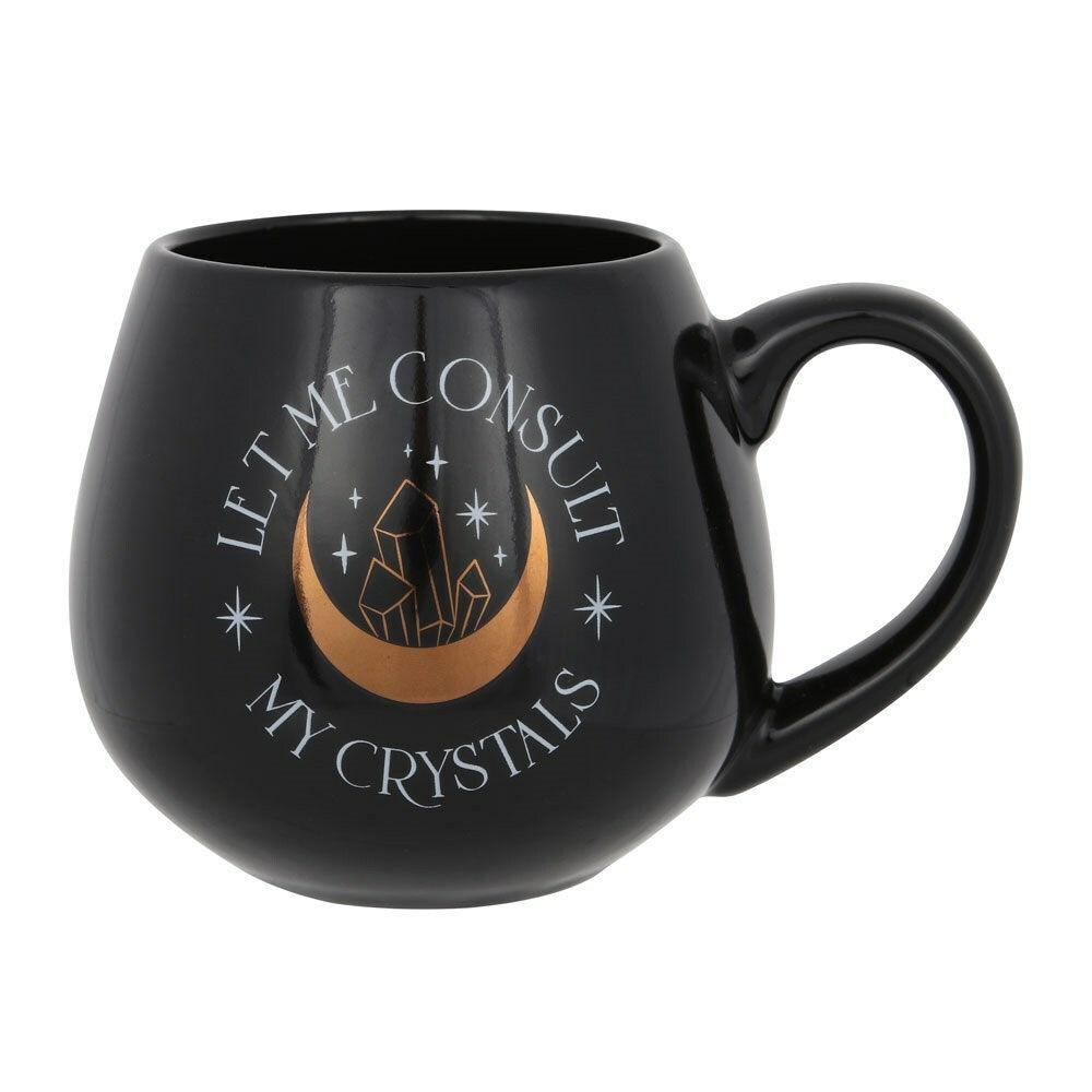 Mug, Let Me Consult My Crystals Mug - black Mug