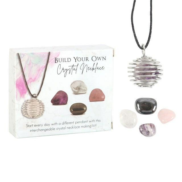 Build Your Own Crystal Necklace - natural stone necklace gift box