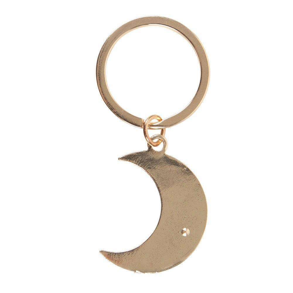 Crescent Moon Moon Phases Keychain