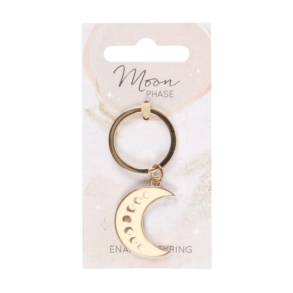 Crescent Moon Moon Phases Keychain