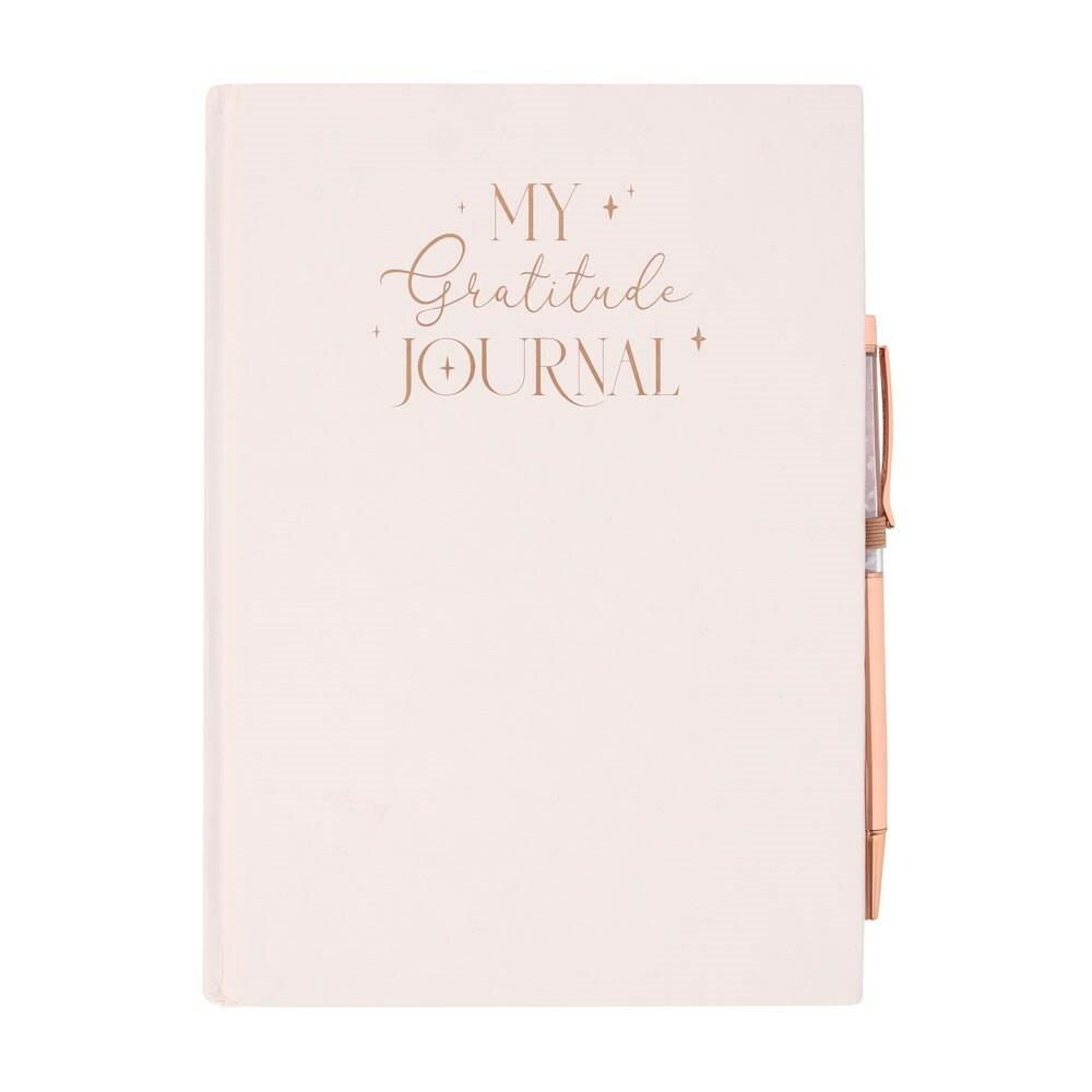 My Gratitude Journal and Rose Quartz Pen