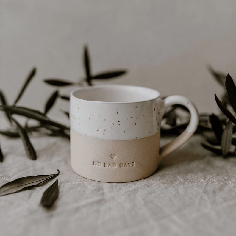 Mug, No Bad Days Mug - handmade text mug