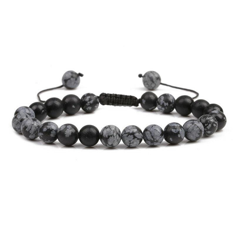 NATURE COLLECTION, Snowflake Obsidian bracelet