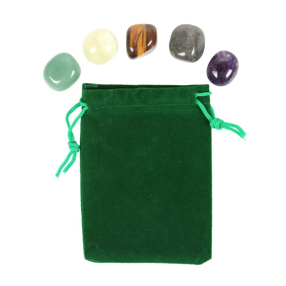 Libra Crystal Tumblestone Set - Libra Natural Stone Gift Box