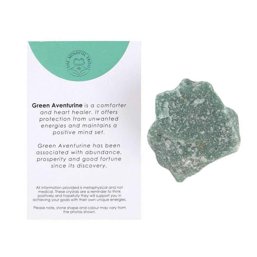 Green Aventurine Healing Rough Crystal - aventurine raw stone