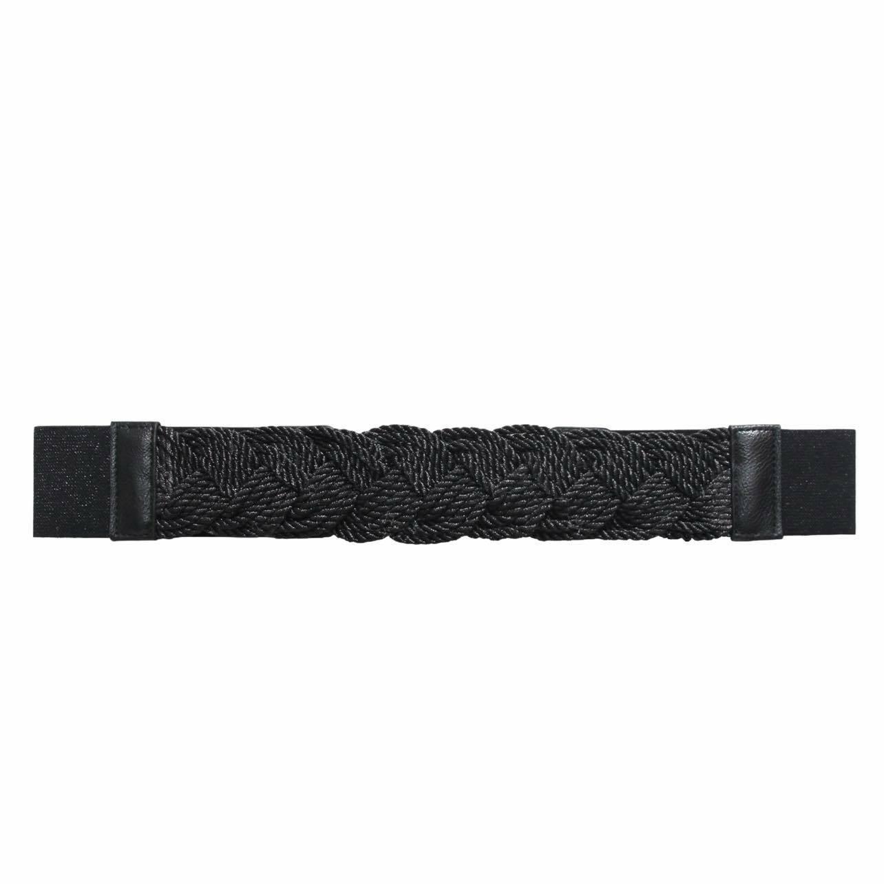 FRENCH RIVIERA|Zelena wide black patella belt