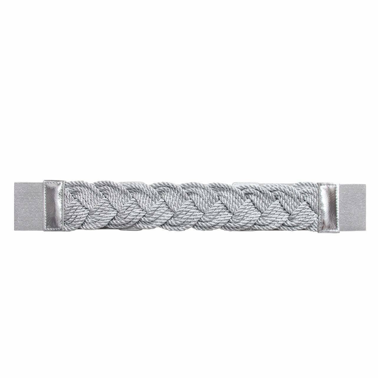 FRENCH RIVIERA|Zelena wide silver patella belt