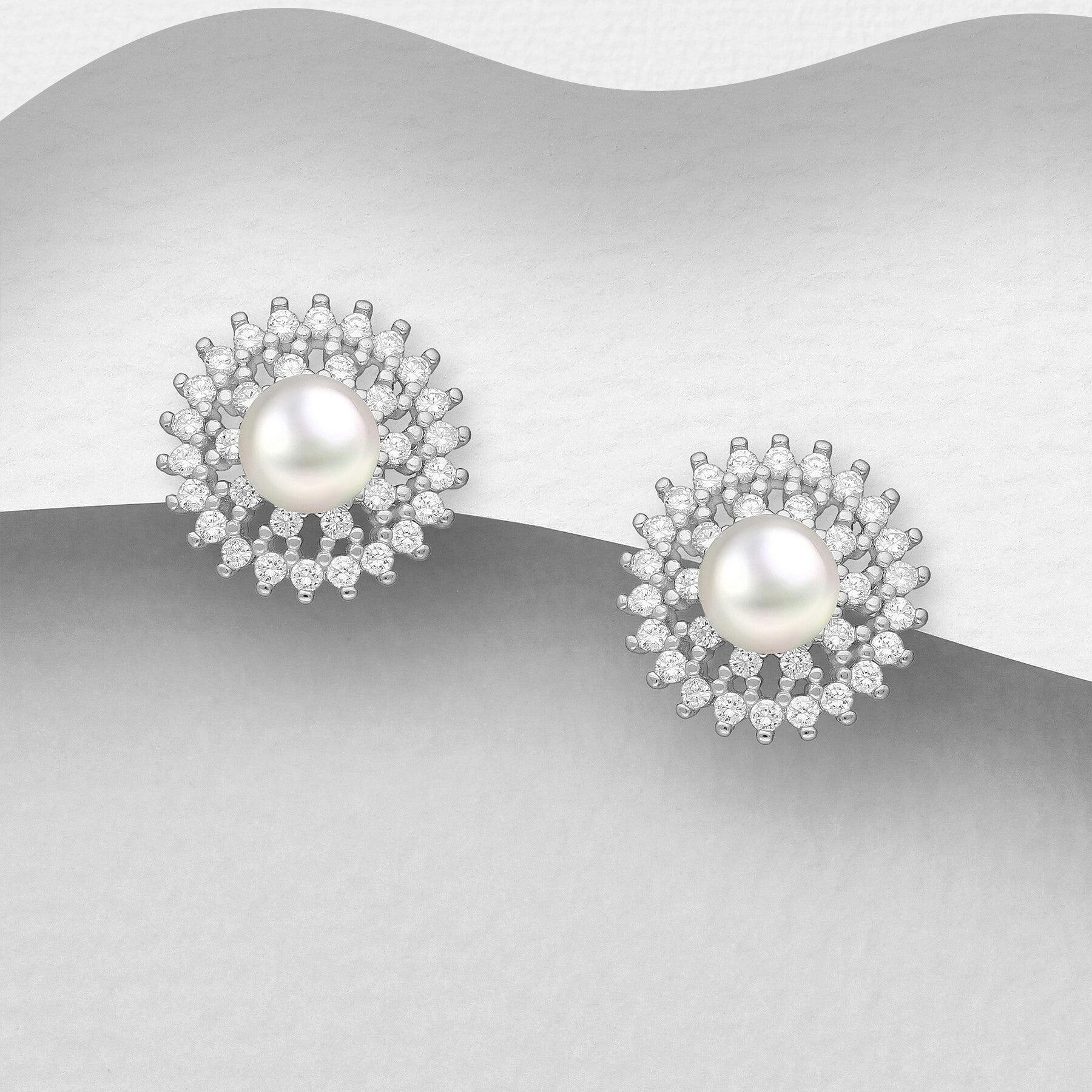 PREMIUM COLLECTION|Iris silver pearl buttons