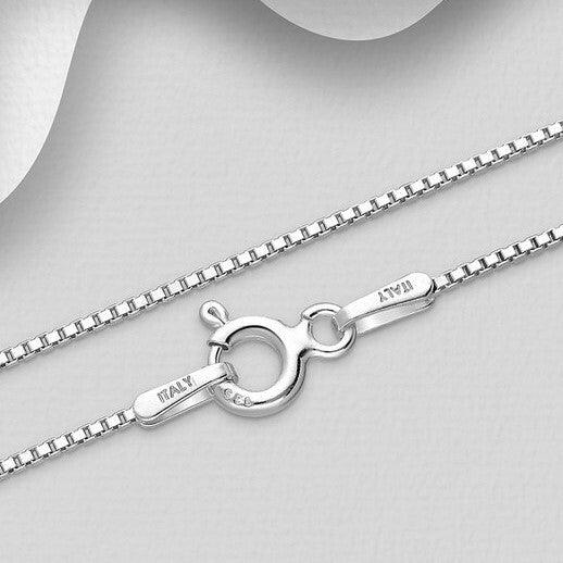 Silver pendant chain, Venetian Chain - available in many lengths