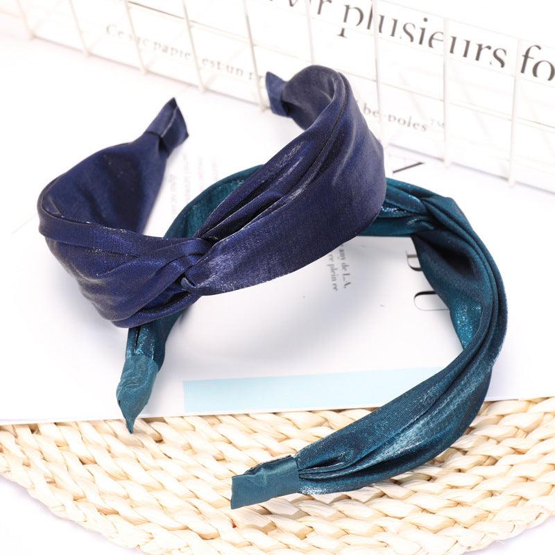 SUGAR SUGAR®, Alanna Hairband - blue shimmering comfy headband