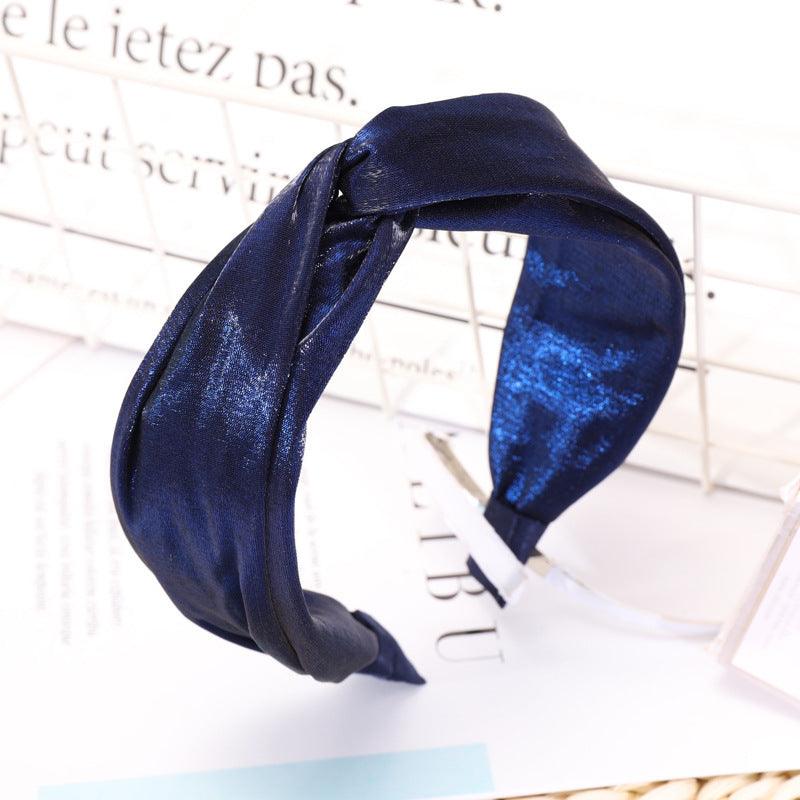 SUGAR SUGAR®, Alanna Hairband - blue shimmering comfy headband