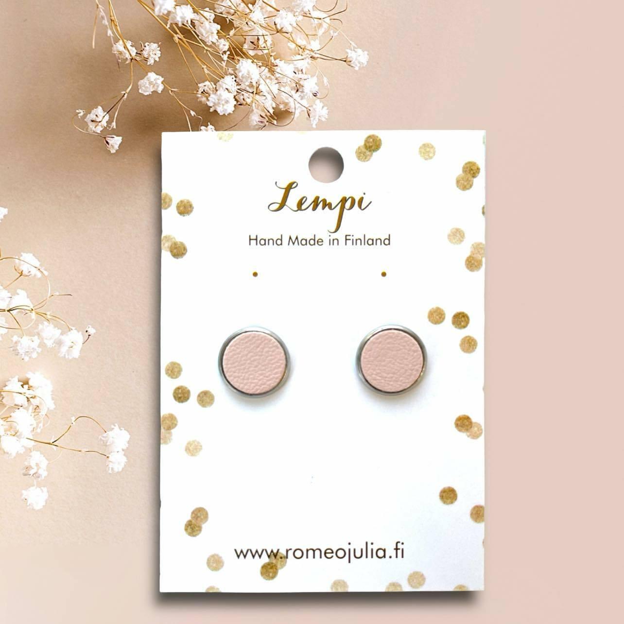 LEMPI earrings, Veera (pink, XS)