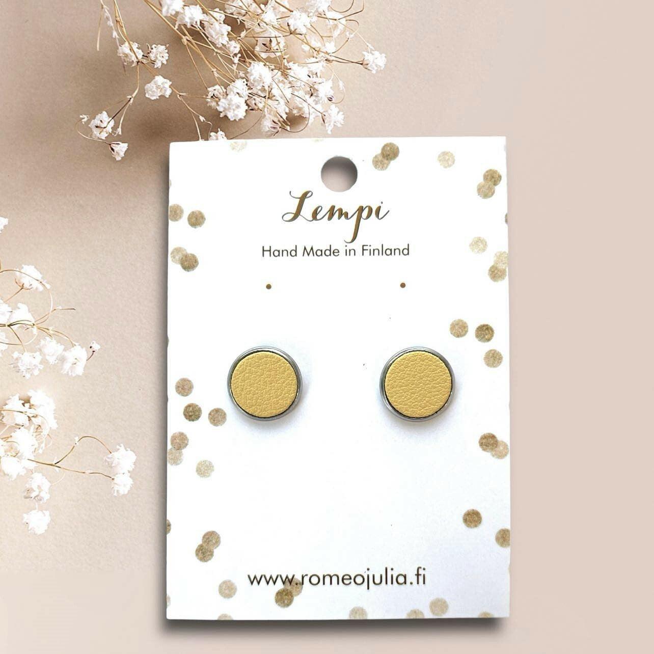 LEMPI earrings, Veera (light yellow, XS)