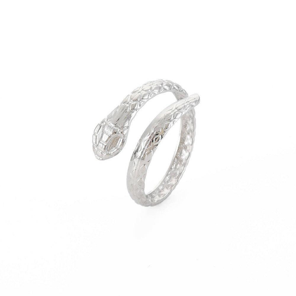 FRENCH RIVIERA|Simple Snake Ring made of surgical steel