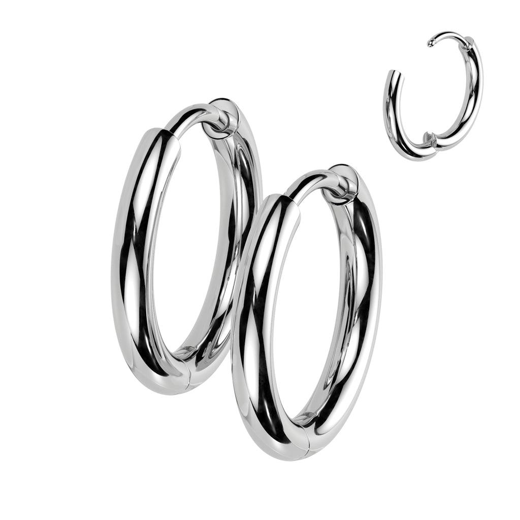 Titanium Hoops (two sizes)