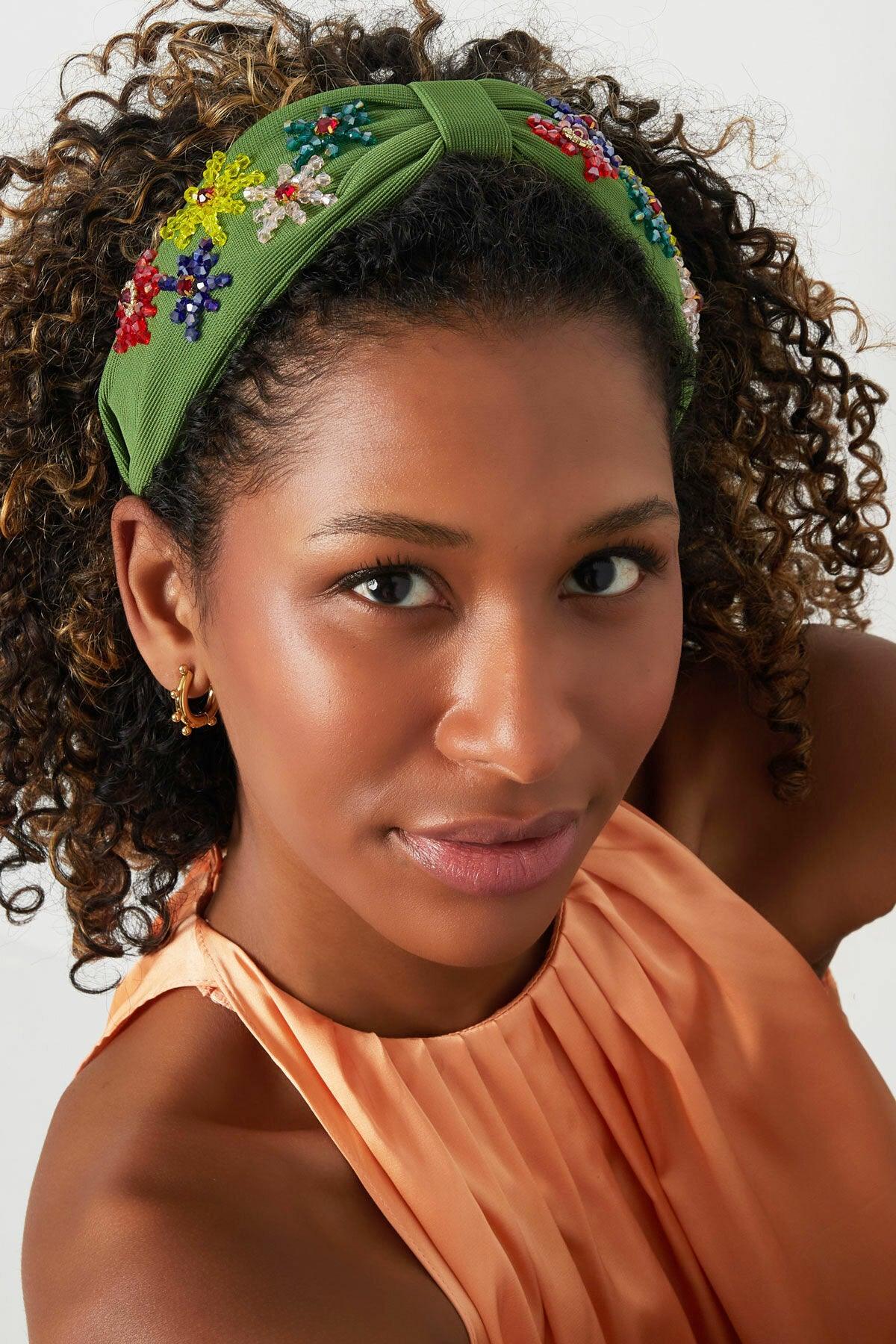 SUGAR SUGAR®, Springtime Hairband - green headband with decorations