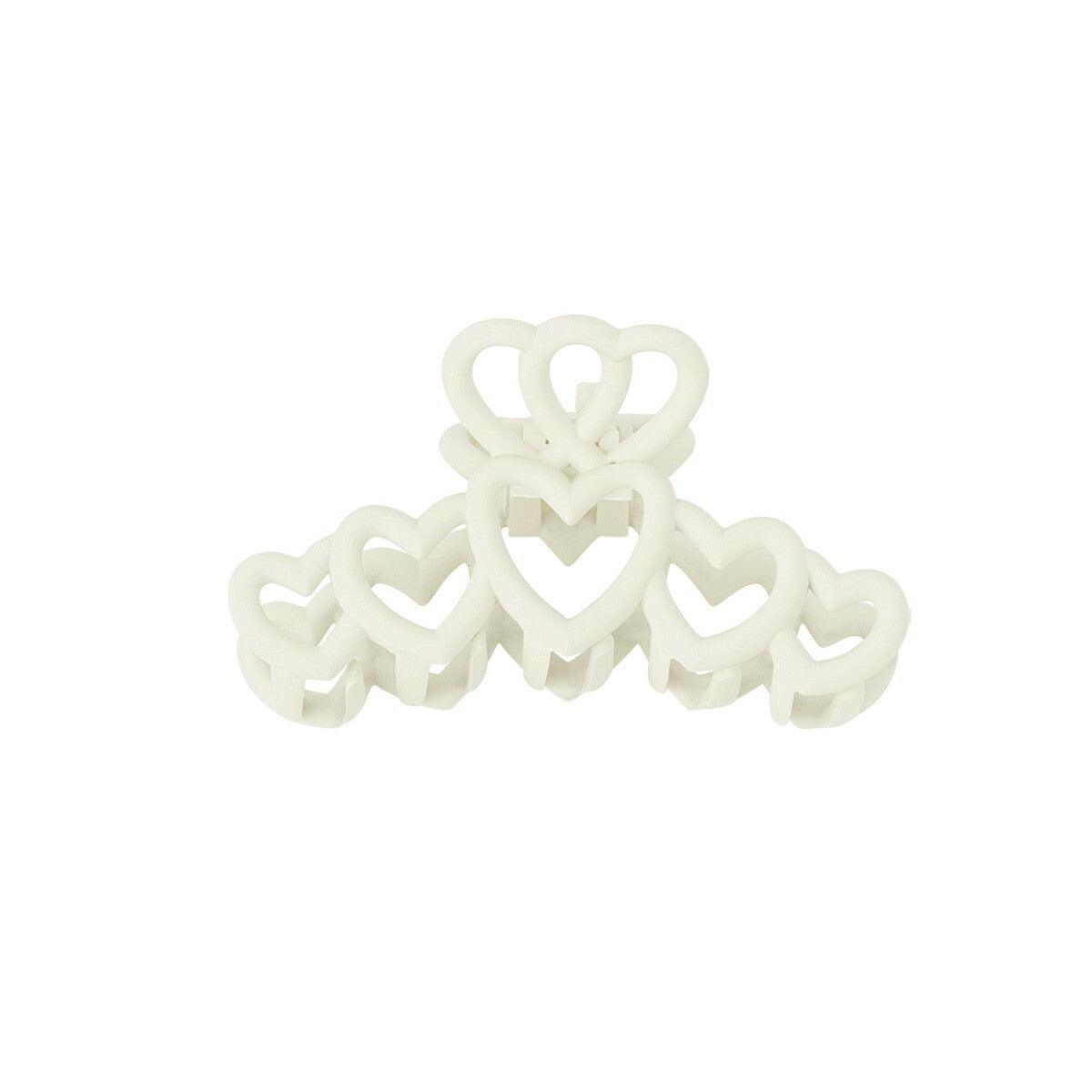 SUGAR SUGAR®, Sweetheart Clip - white hair clip with heart decoration