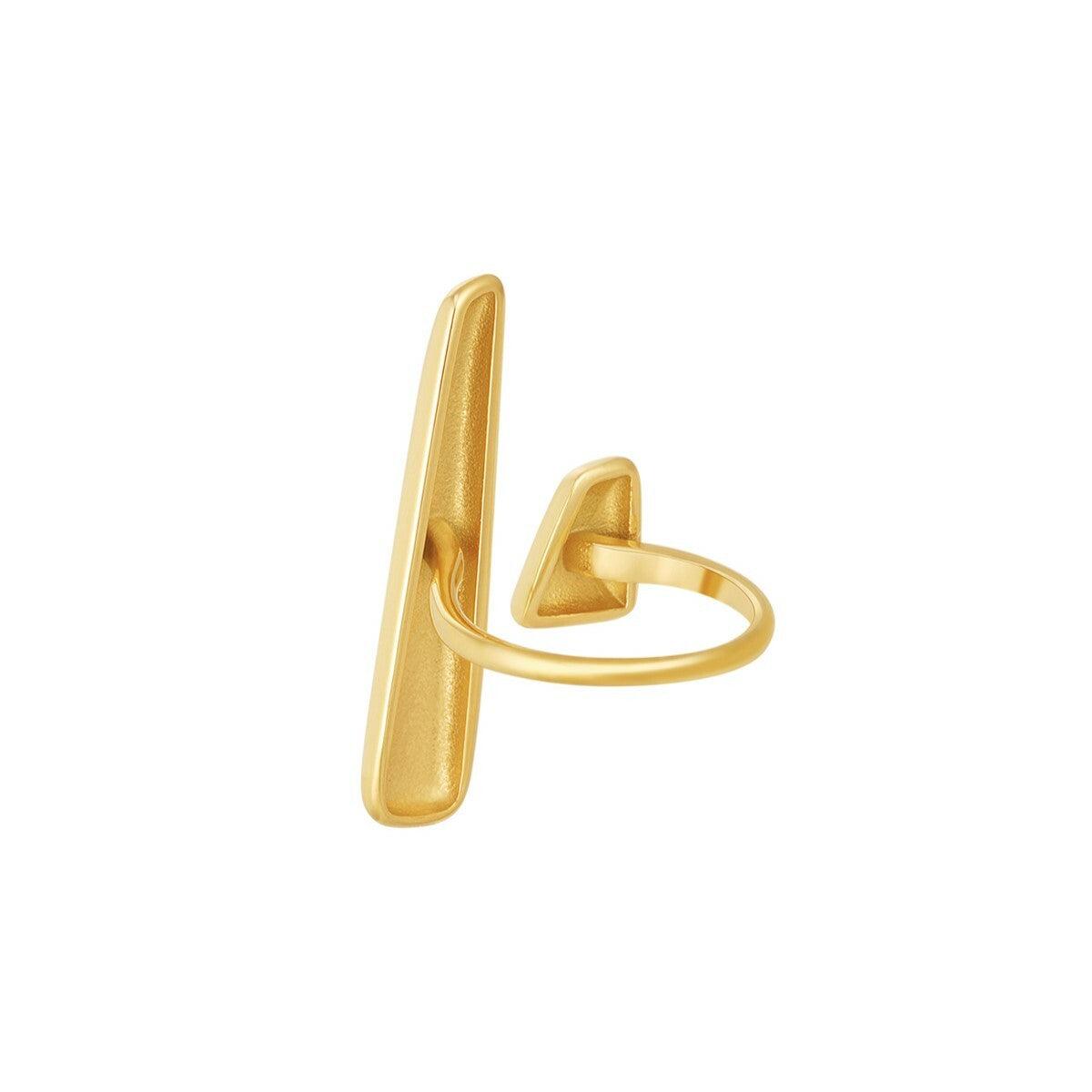 FRENCH RIVIERA | Ida Ring in Gold - surgical steel ring without stones