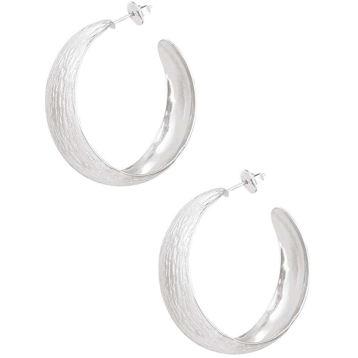 FRENCH RIVIERA | Madison wide surgical steel rings (silver)