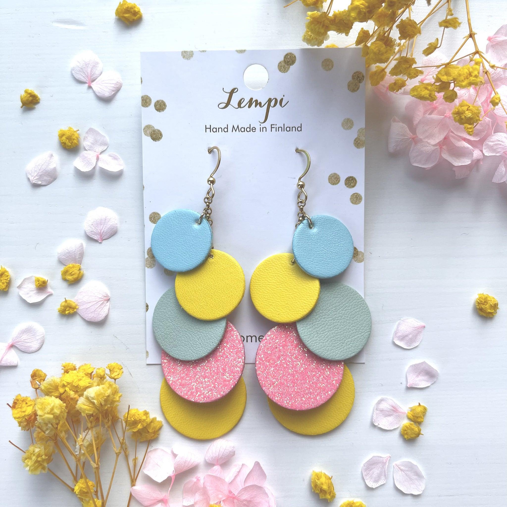 LEMPI® earrings, Onni (colorful)