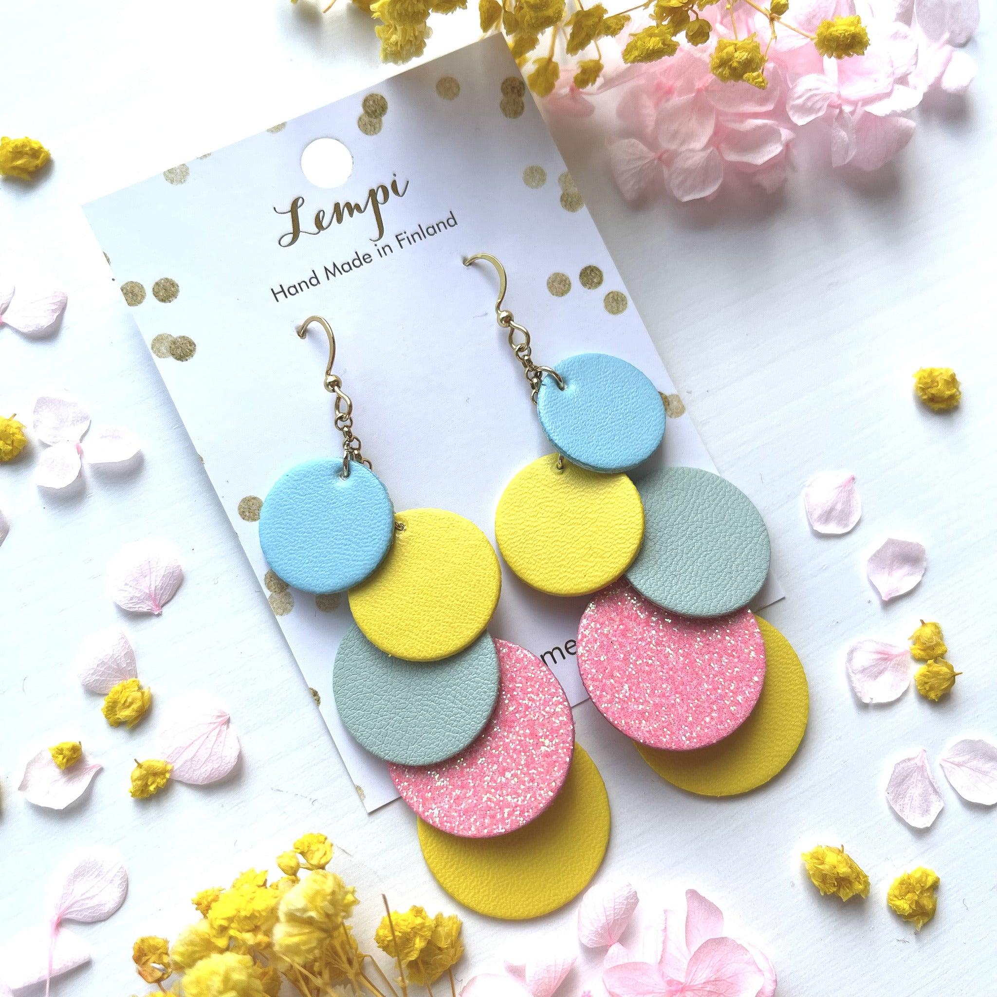 LEMPI® earrings, Onni (colorful)