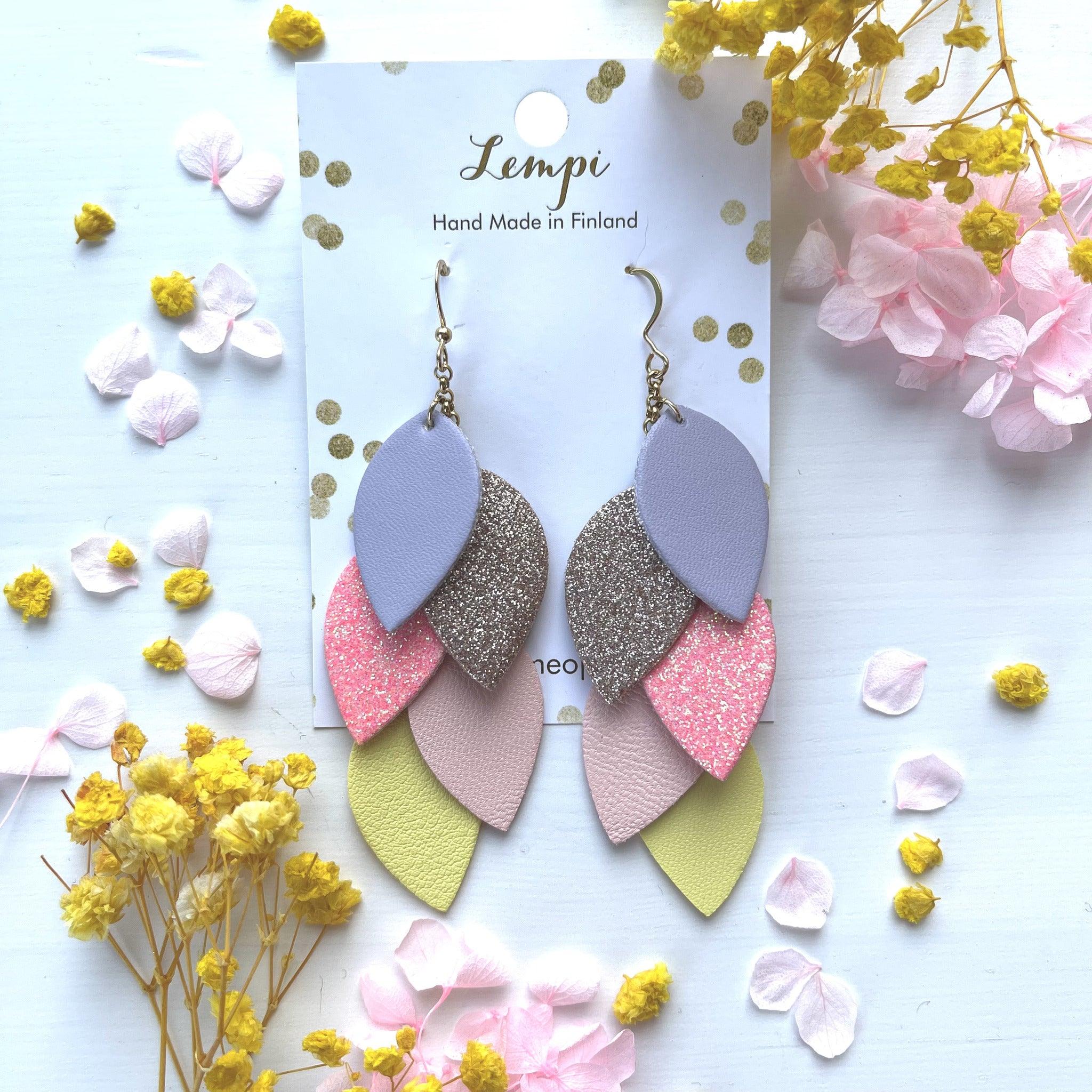 LEMPI® earrings, Grain (colorful)