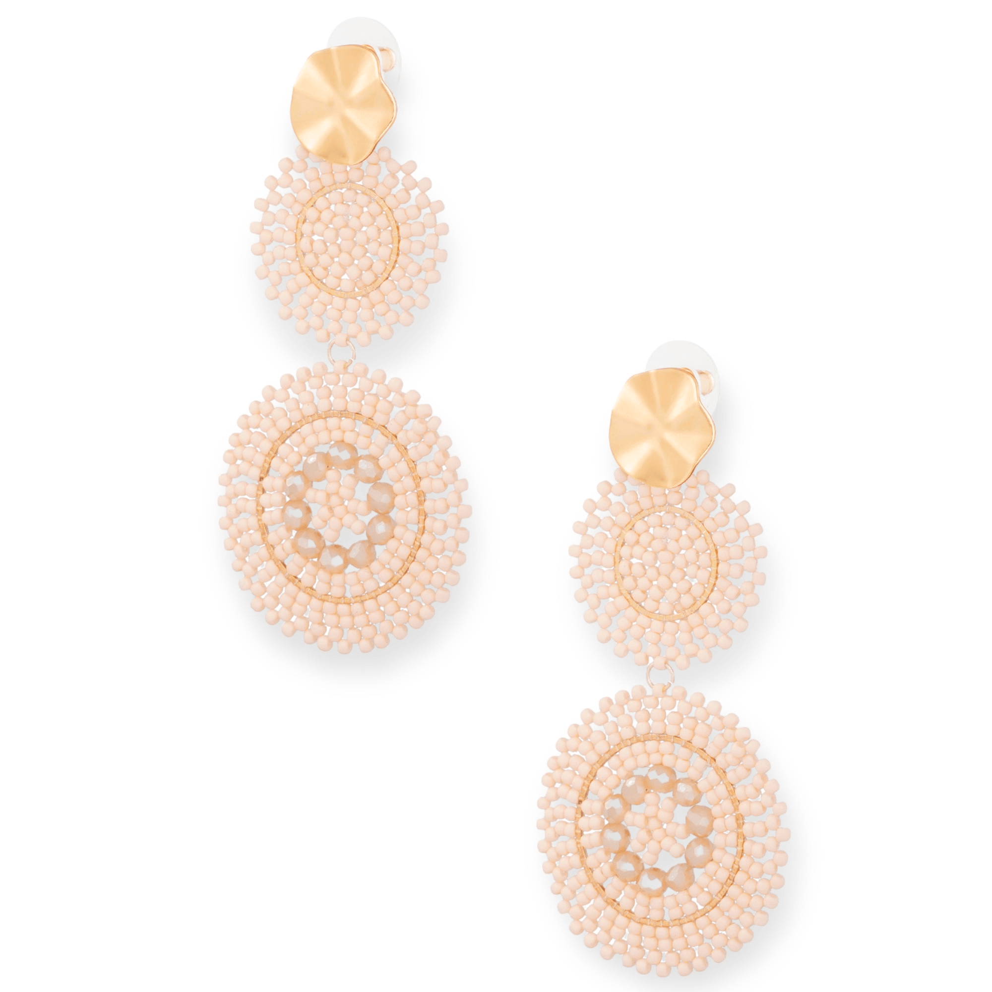 FRENCH RIVIERA | Ibiza-style peach earrings