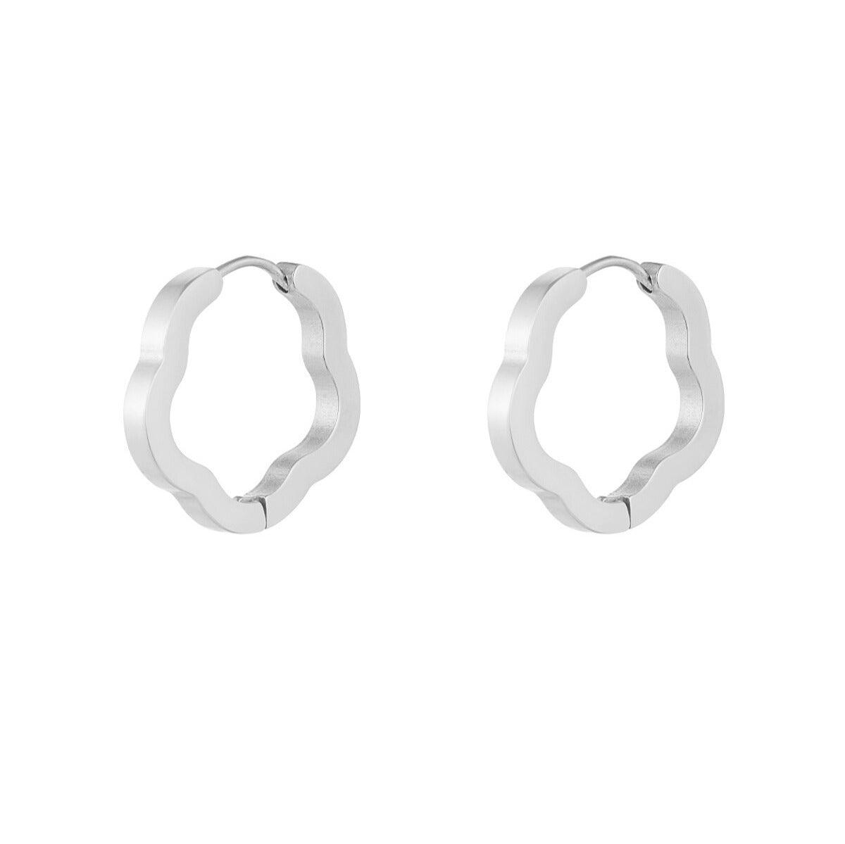 FRENCH RIVIERA | Lizzie -modern surgical steel rings (silver)