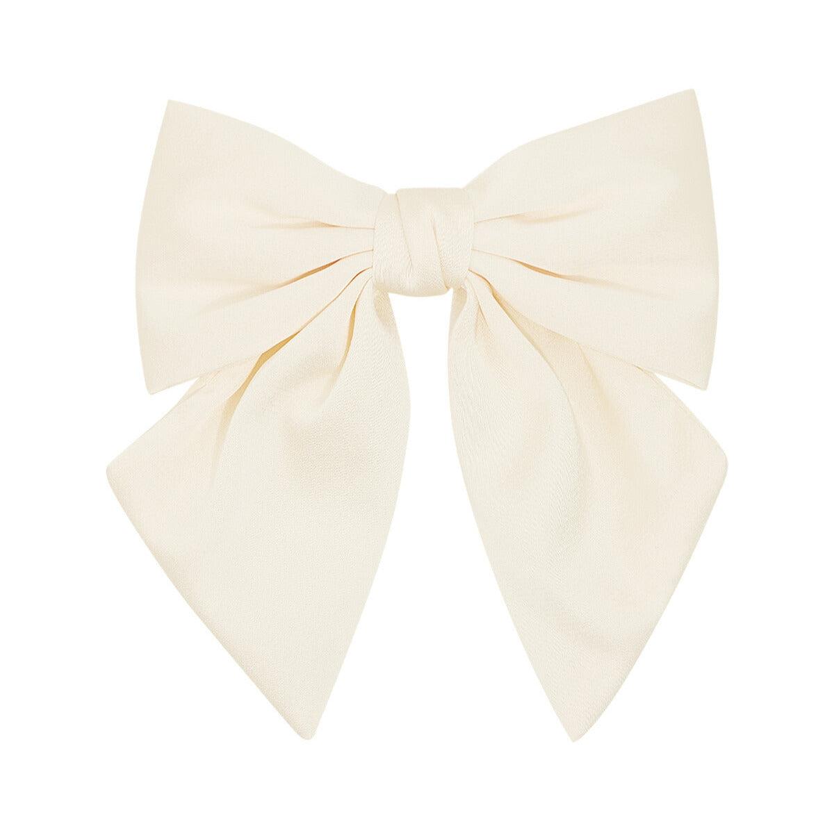 SUGAR SUGAR®, French Kiss -cream white hair bow