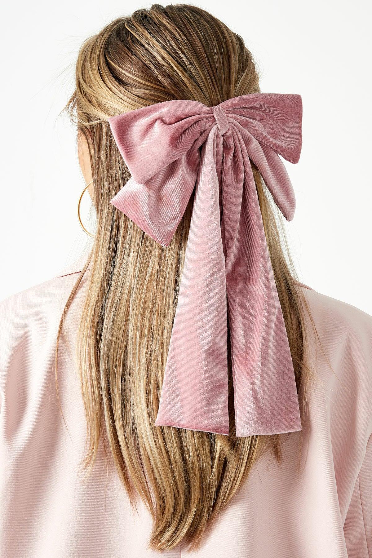 SUGAR SUGAR®, Soft Velvet pink hair bow