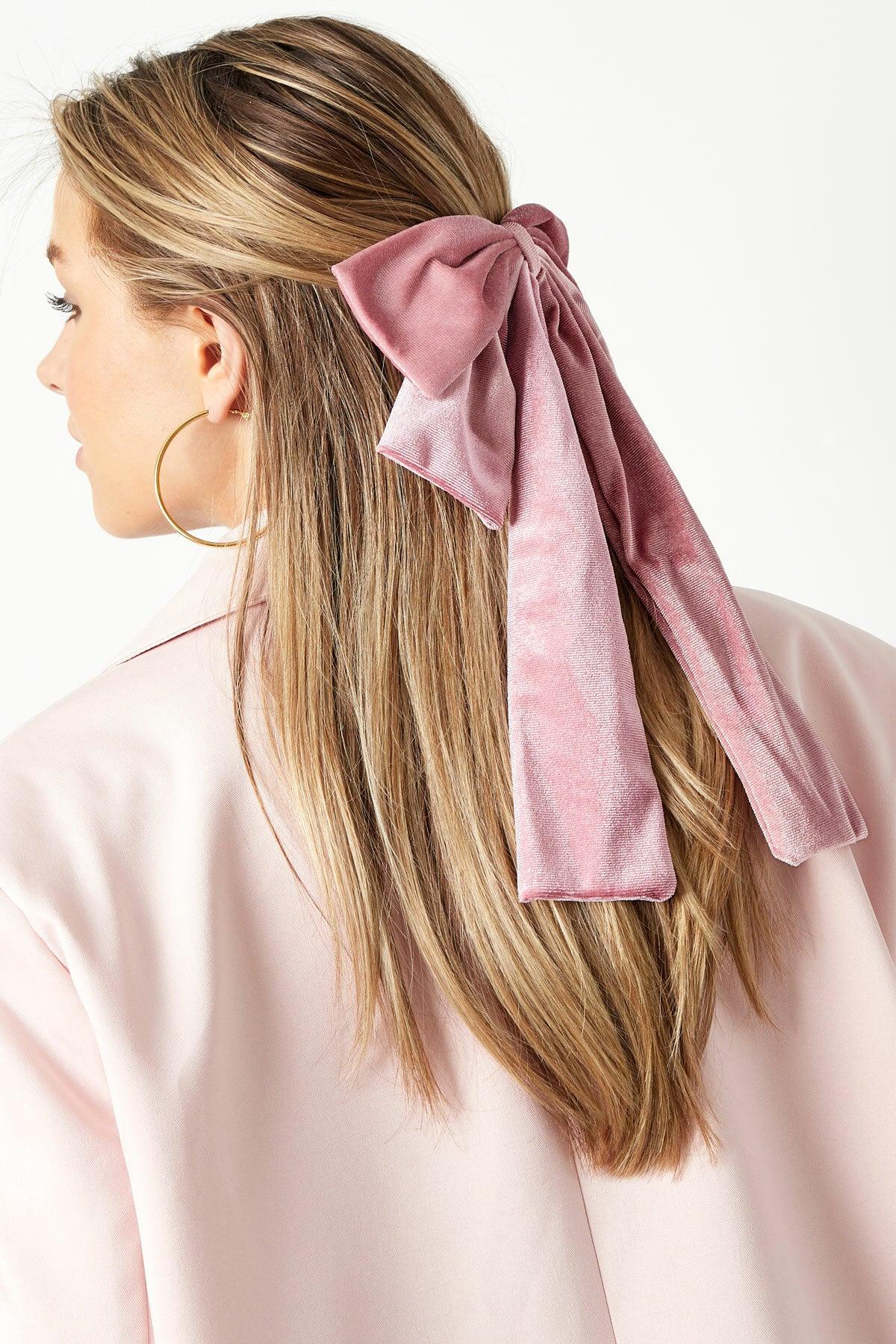 SUGAR SUGAR®, Soft Velvet pink hair bow