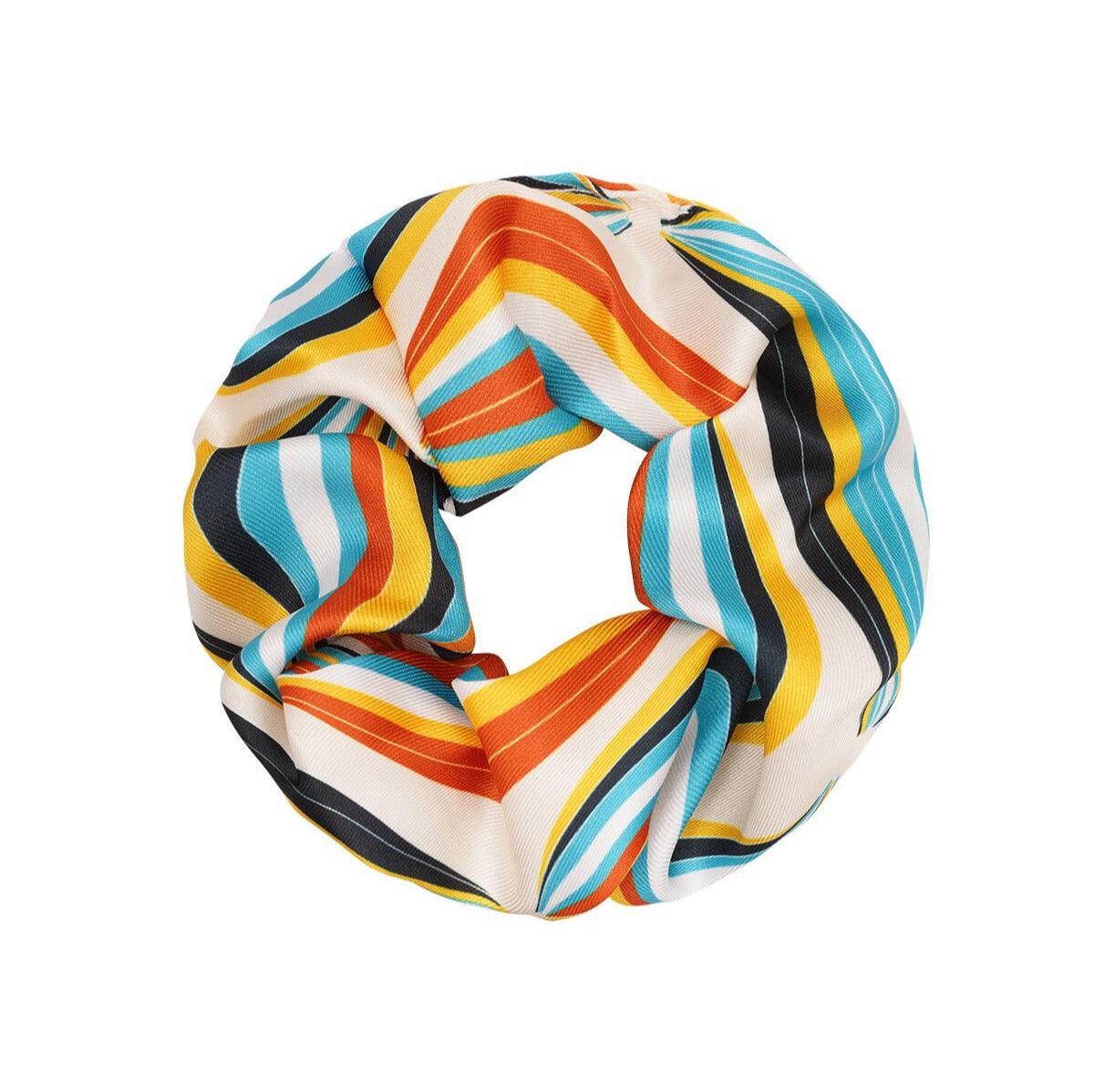 SUGAR SUGAR®, Cherise Scrunchie in Yellow -multi-colored hair donut