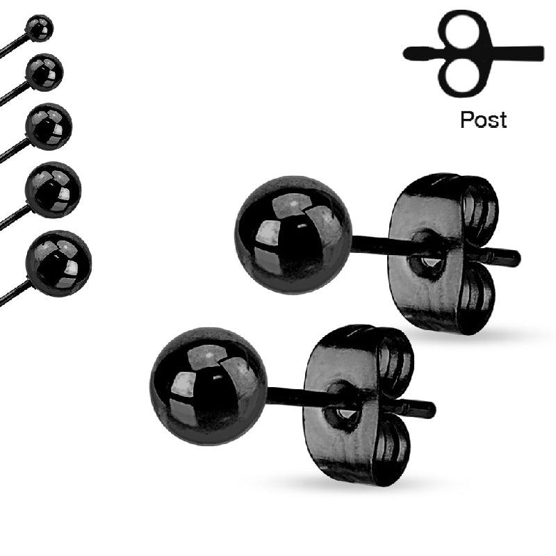 Surgical steel buttons, Basic Black