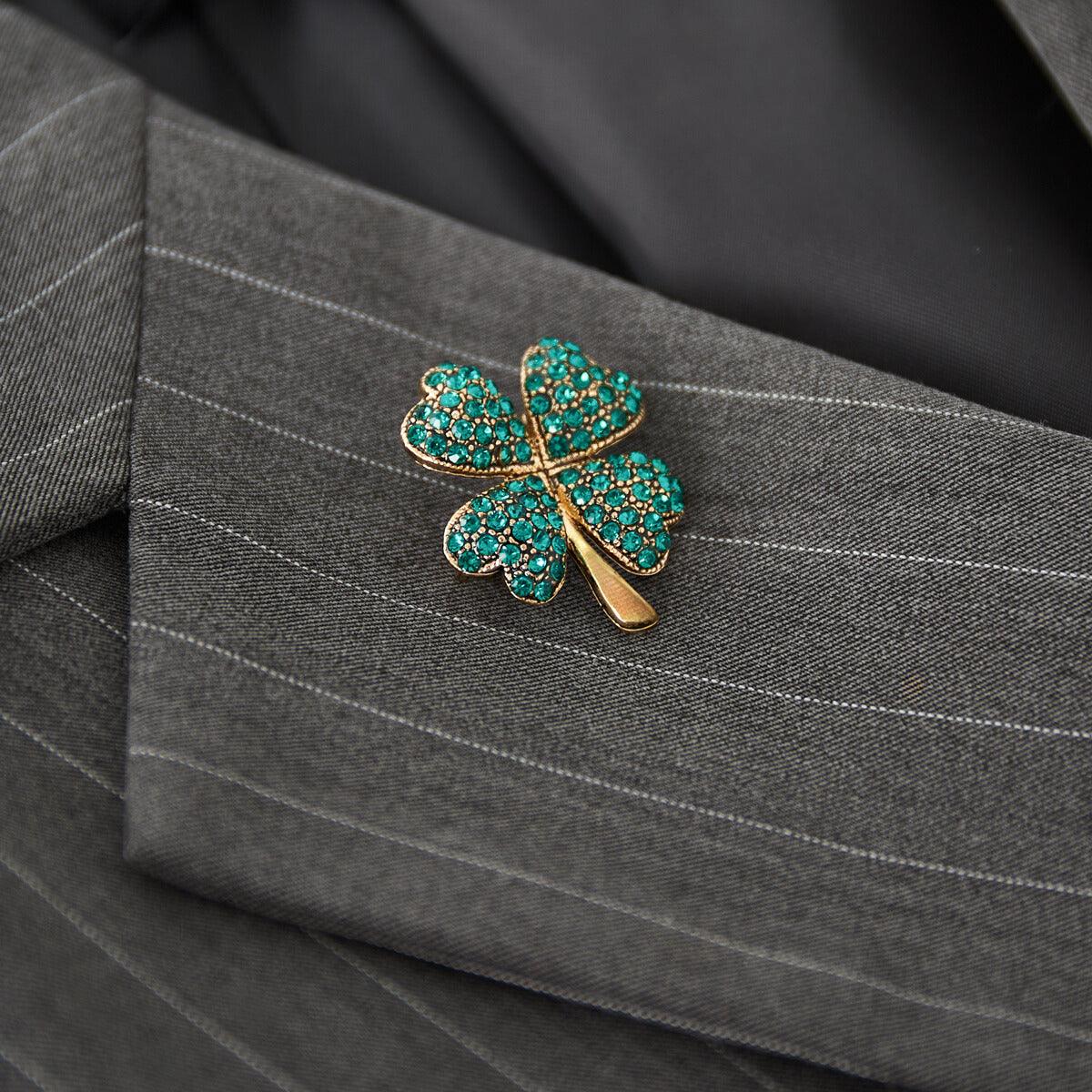 FRENCH RIVIERA | Lucky Me lucky clover brooch