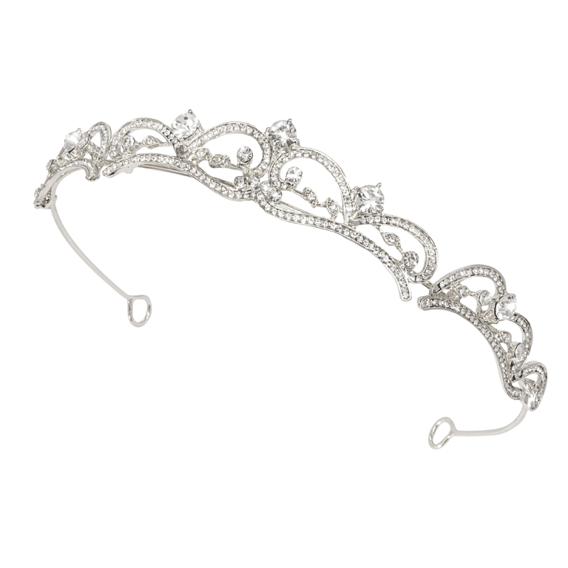 ATHENA BRIDAL, Sabine silver tiara