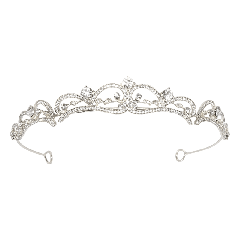 ATHENA BRIDAL, Sabine silver tiara