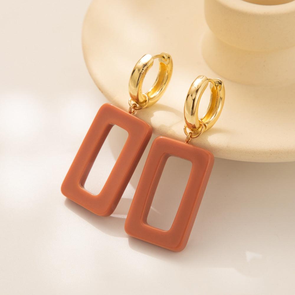 FRENCH RIVIERA | Lauren gold-tone rings with geometric decorations