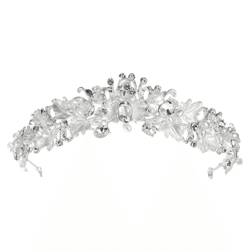 ATHENA BRIDAL, Divine silver tiara with crystals