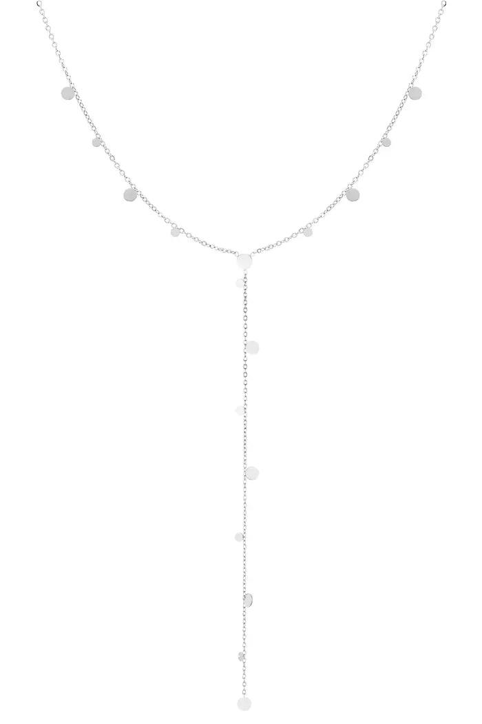 FRENCH RIVIERA | Nico steel Y-necklace (two color options)