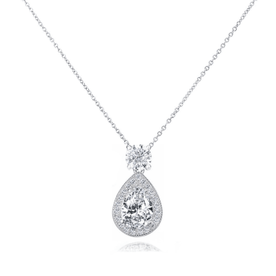 ATHENA BRIDAL | Josiane teardrop crystal necklace