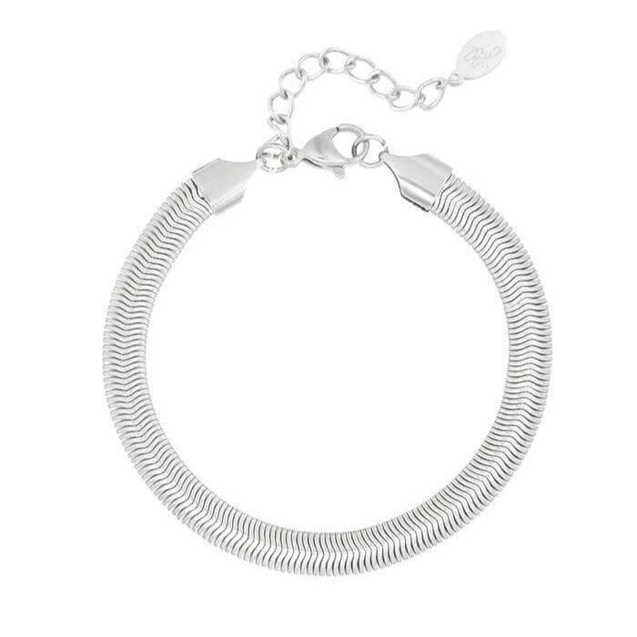 FRENCH RIVIERA | Ada surgical steel bracelet (silver)