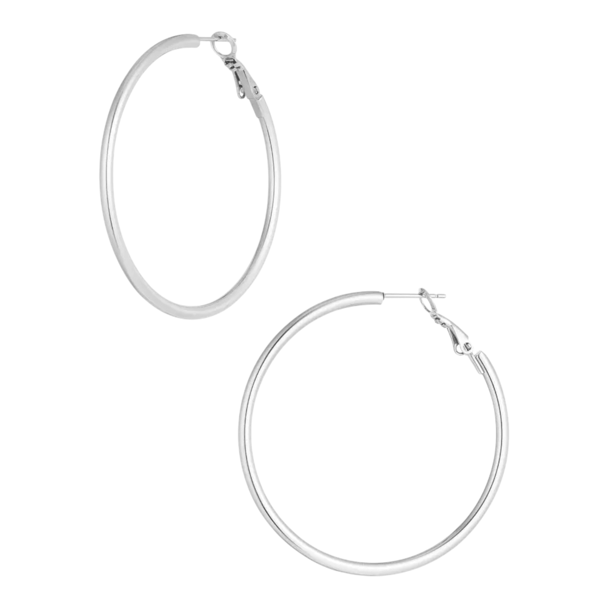 FRENCH RIVIERA | Paloma large silver-colored surgical steel rings