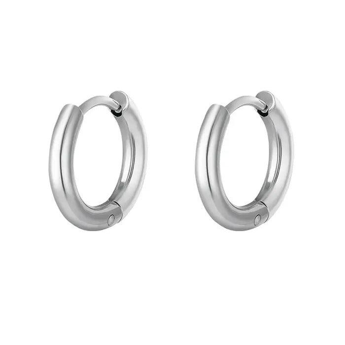 FRENCH RIVIERA | Hayden silver-tone surgical steel rings