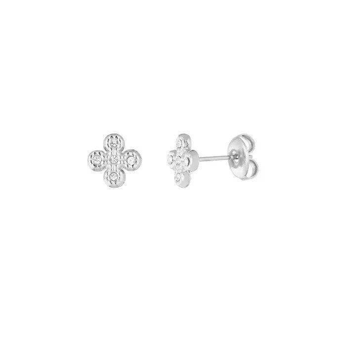 FRENCH RIVIERA | Sandra surgical steel buttons (silver)