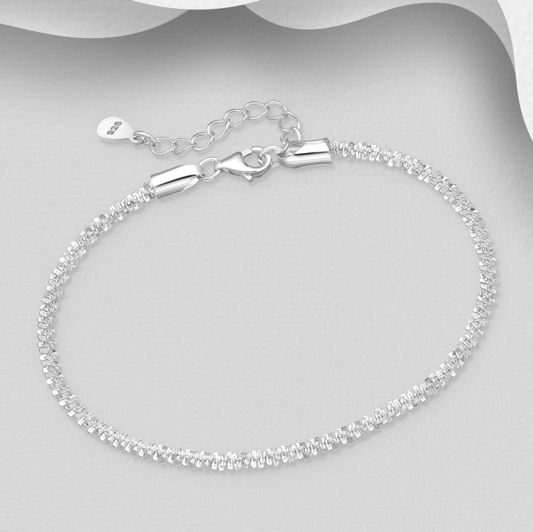 PREMIUM COLLECTION | Regina stoneless Silver bracelet