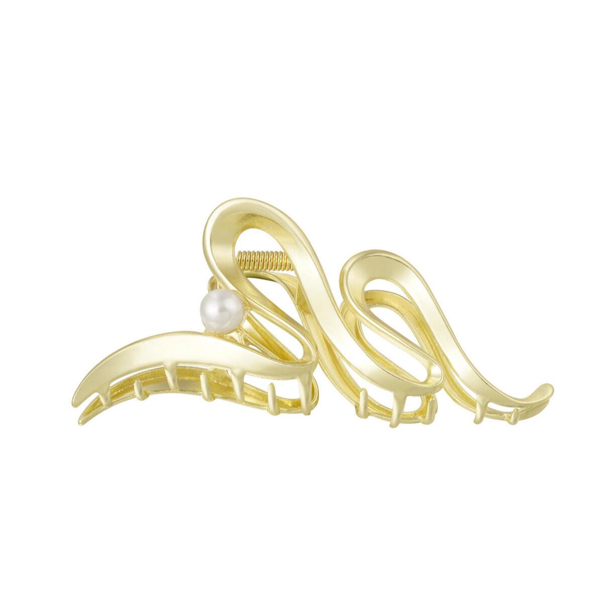 SUGAR SUGAR®, Alexia Clip pearl hair clip (gold)