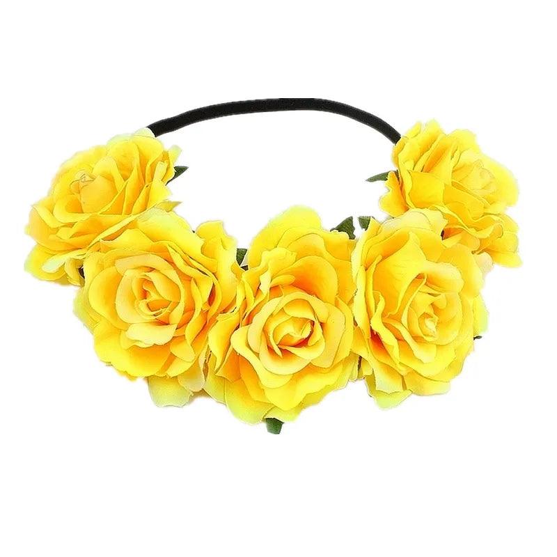 Flower crown | SUGAR SUGAR, Days of Love yellow flower headband