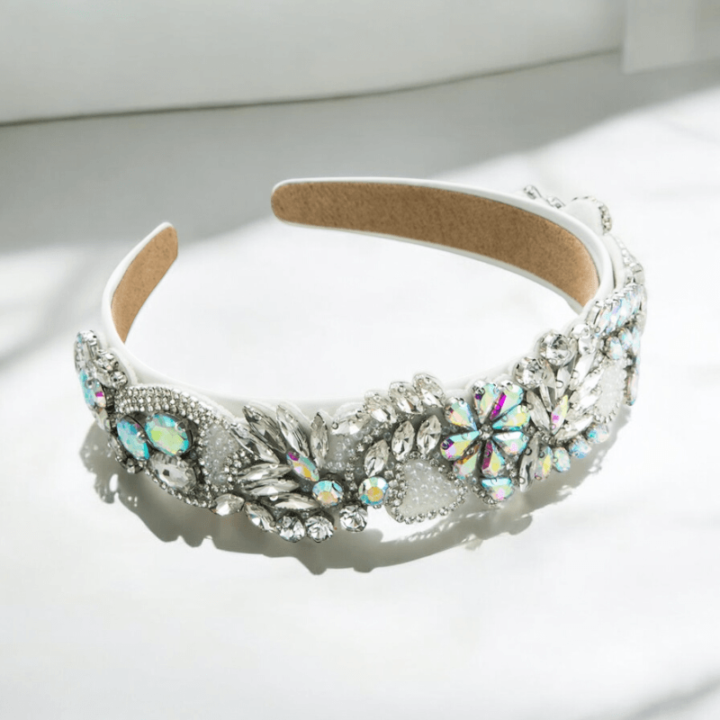 SUGAR SUGAR®, Sparkling Sabrina Decorative Headband (White)