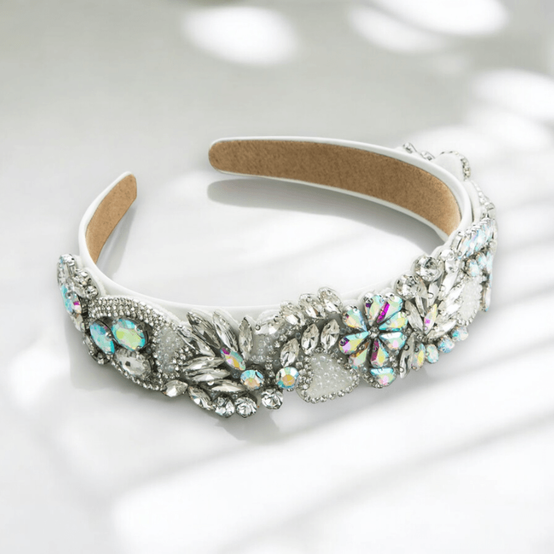 SUGAR SUGAR®, Sparkling Sabrina Decorative Headband (White)