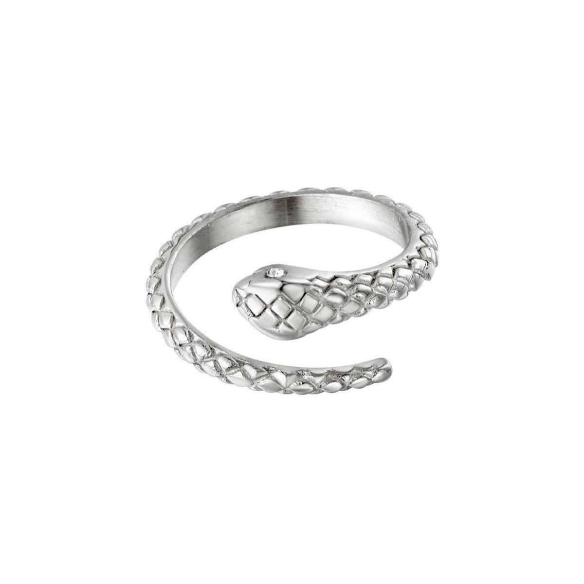 FRENCH RIVIERA | Lara Snake Ring -snake ring made of surgical steel